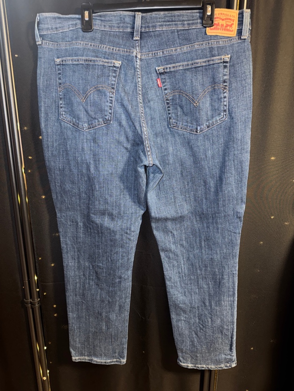 Levi's Boyfriend Denim Jeans - Medium Blue Wash